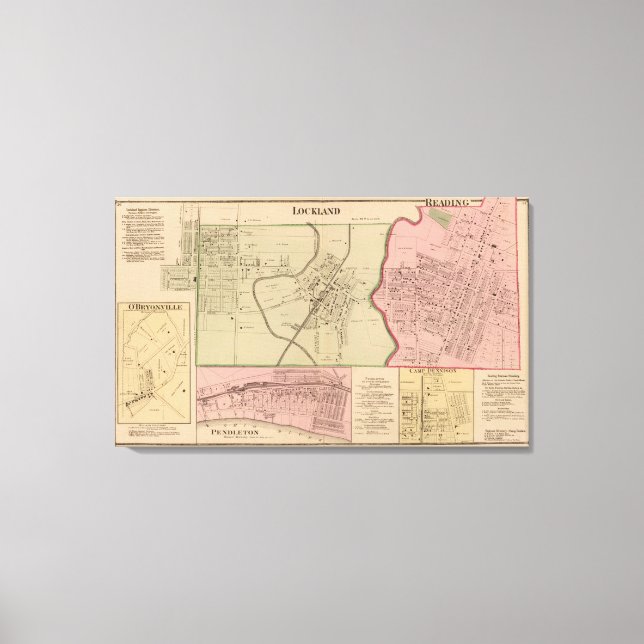 Lienzo Lockland, Leer, Ohio (Anverso)