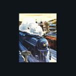 Lienzo Locomotora Art Deco Baltimore y Ohio<br><div class="desc">Locomotora Art Deco Baltimore y Ohio.</div>