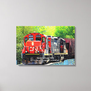 Lienzo Locomotora Diesel 7054 - Añadir nombre