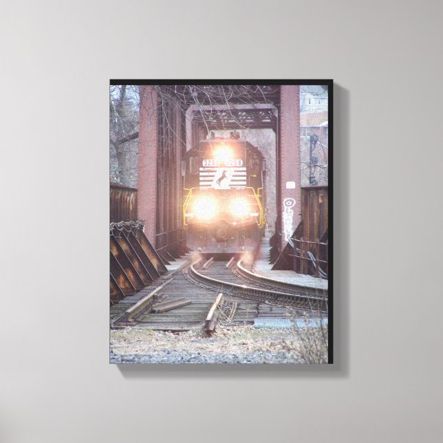 Lienzo Locomotora Norfolk Southern #3288 (Anverso)