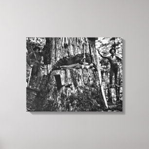 Lienzo LOGGERS CANADIENSES c. 1890