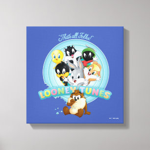 Lienzo Logo de Baby Looney Tunes Todos son personas