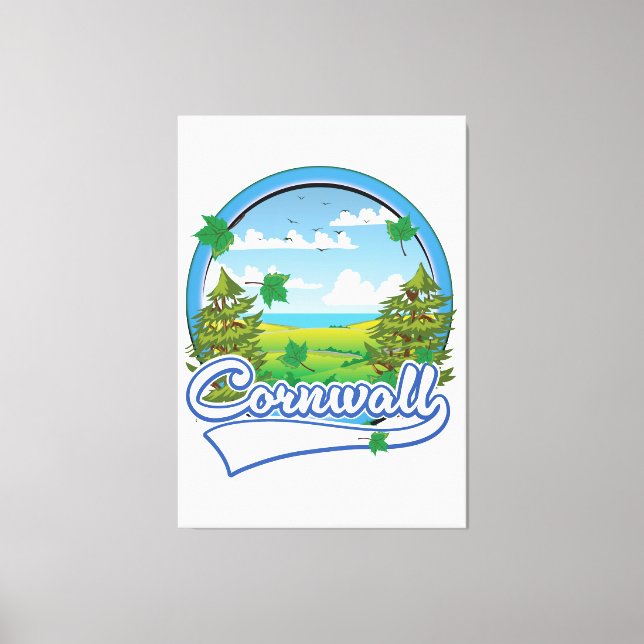 Lienzo Logo de Cornwall Travel (Anverso)
