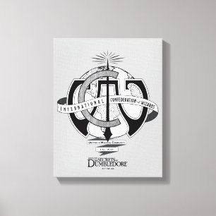 Lienzo Logo de la Confederación Internacional de Asisten