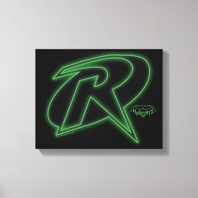 Lienzo Logo de los Caballeros de Gotham (Anverso)