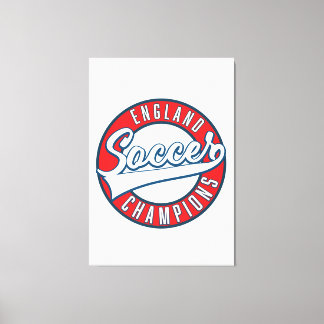 Lienzo Logo de los Campeones de Fútbol de Inglaterra