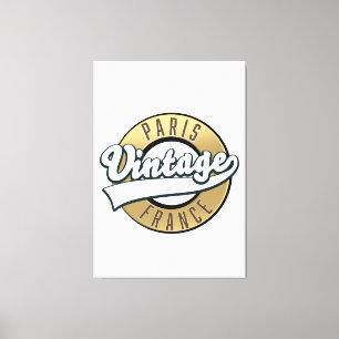Lienzo Logo de Paris France