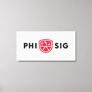 Lienzo Logo de Phi Sigma Kappa