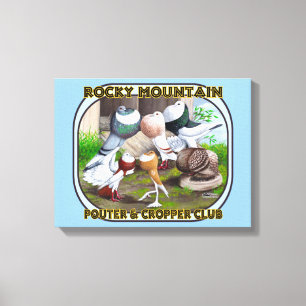 Lienzo Logo del Rocky Mountain Club