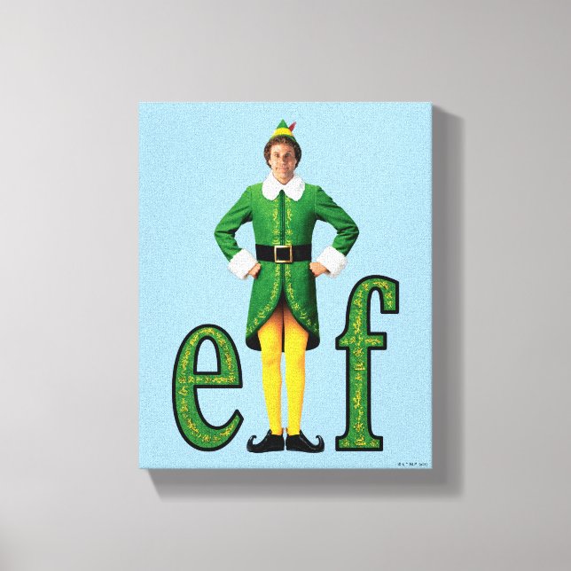Lienzo Logotipo de Buddy the Elf Movie (Anverso)