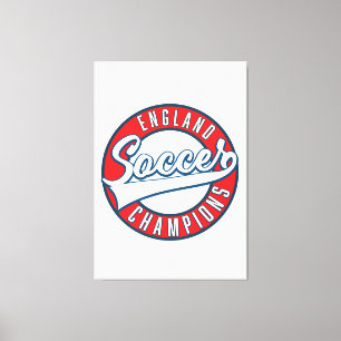 Lienzo logotipo de campeones de fútbol de Inglaterra