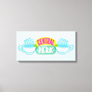 Lienzo Logotipo de Central Perk en neón