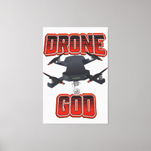 Lienzo logotipo de Drone God
