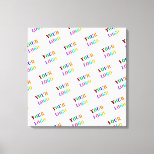 Lienzo Logotipo de personalizado Foto promocional Persona