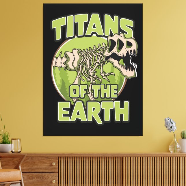 Lienzo logotipo de Titanes de la Tierra (Insitu (Sala de estar))