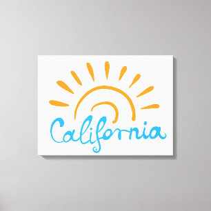 Lienzo Logotipo Sunny California