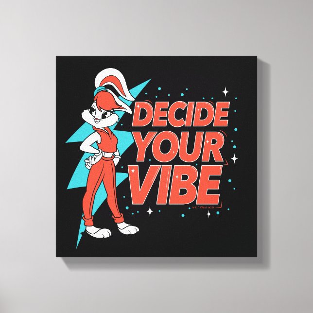 Lienzo Lola Bunny decide tu vibe (Anverso)