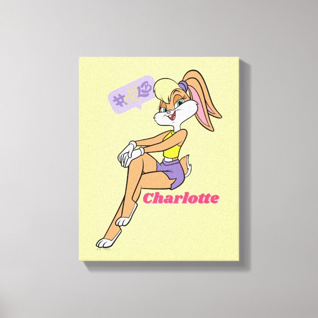 Lienzo Lola Sitting (Anverso)