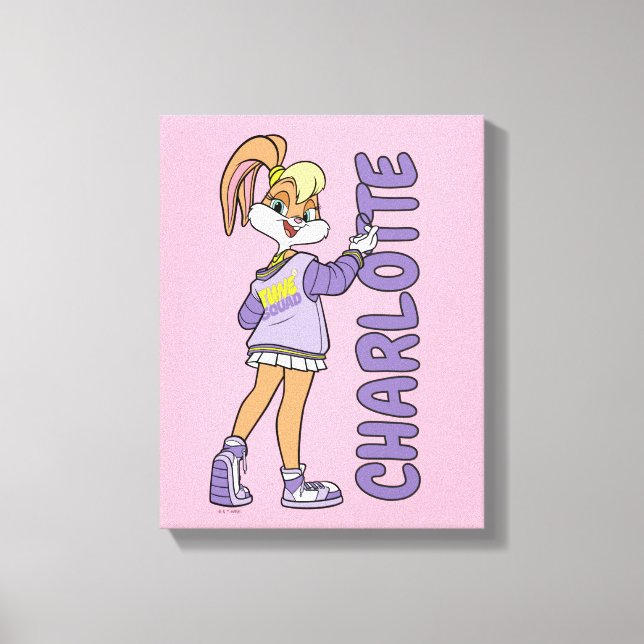 Lienzo Lola TUNE SQUAD™ Varsity Heart (Anverso)