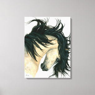 Lienzo Lona Dappled majestuosa del caballo del ante por