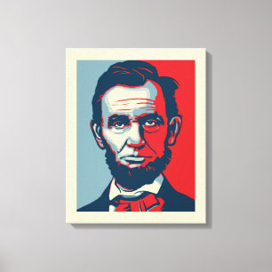 Lienzo Lona de Abraham Lincoln