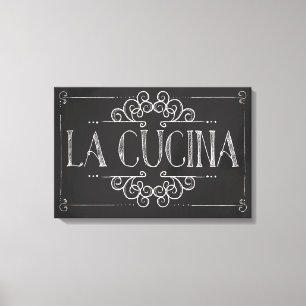 Lienzo "Lona de Cucina del La"