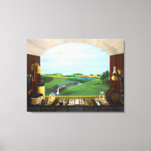 Lienzo Lona de la galería de los destiladores