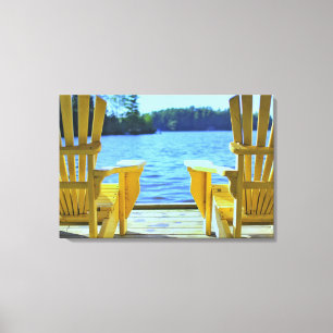 Lienzo Lona de la silla de Muskoka