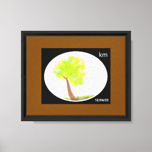Lienzo lona de pintura de árbol km