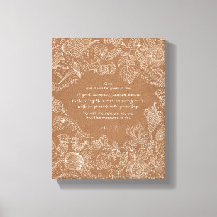 Lienzo Lona del 6:38 de Lucas