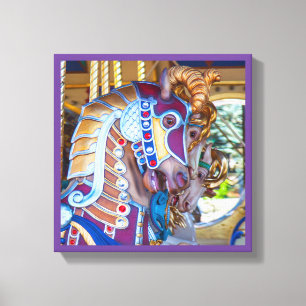 Lienzo lona del caballo del tiovivo 27 series