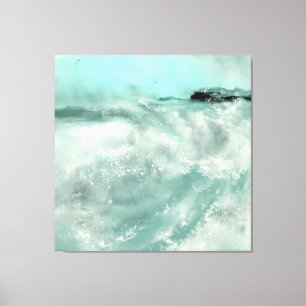 Lienzo Lona envuelta galería del paisaje marino