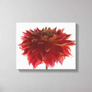 Lienzo lona envuelta pintura digital de la flor de la