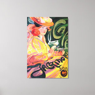 LIENZO LONA ENVUELTA POSTERART FRANCESA DEL CAFÉ DEL