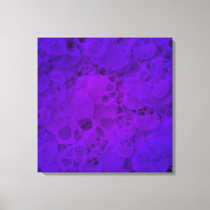 Lienzo Lona envuelta premio abstracto de los cráneos