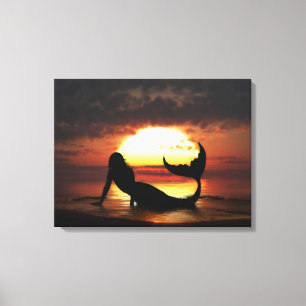 Lienzo Lona envuelta sirena de la existencia