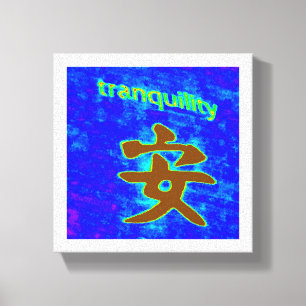 Lienzo lona envuelta tranquilidad china
