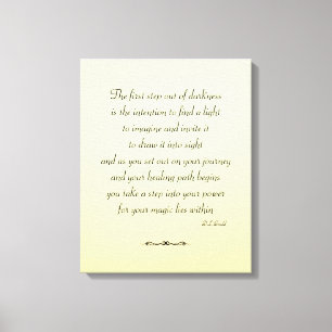 Lienzo Lona inspiradora de la recuperación