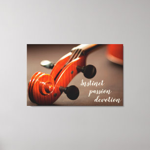 Lienzo Lona principal de la inspiración del violín