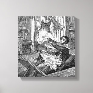 Lienzo Lona terrible del Silla-Penique de los