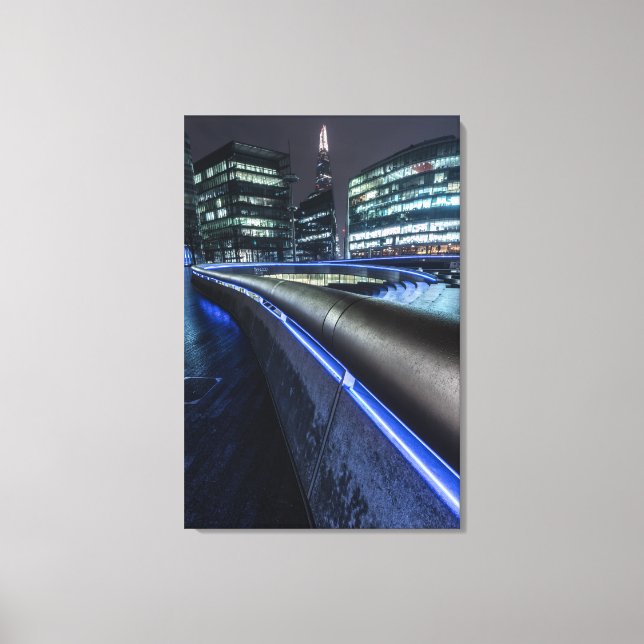 Lienzo Londres de noche (Anverso)