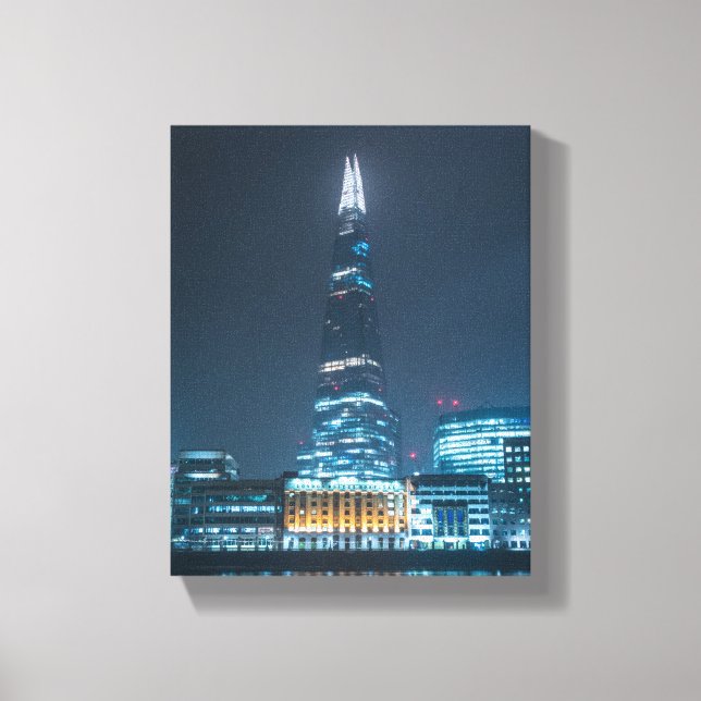 Lienzo Londres de noche (Anverso)