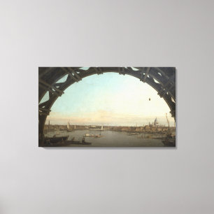 Lienzo Londres visto a través de un arco de Westminster