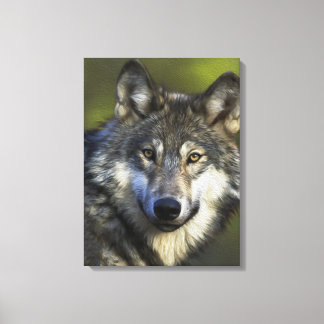 Lienzo Lone Gray Wolf