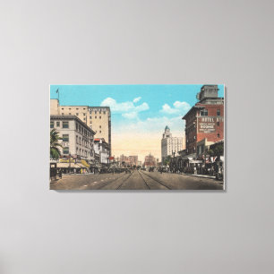 Lienzo Long Beach, CA - Ocean Boulevard View