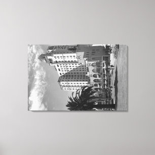 Lienzo Long Beach, California Wilton Hotel Photograph