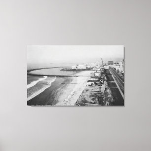 Lienzo Long Beach, embarcadero del arco iris de