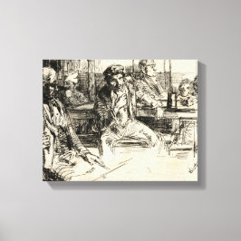 Lienzo Longshoremen - Silbador - 1859