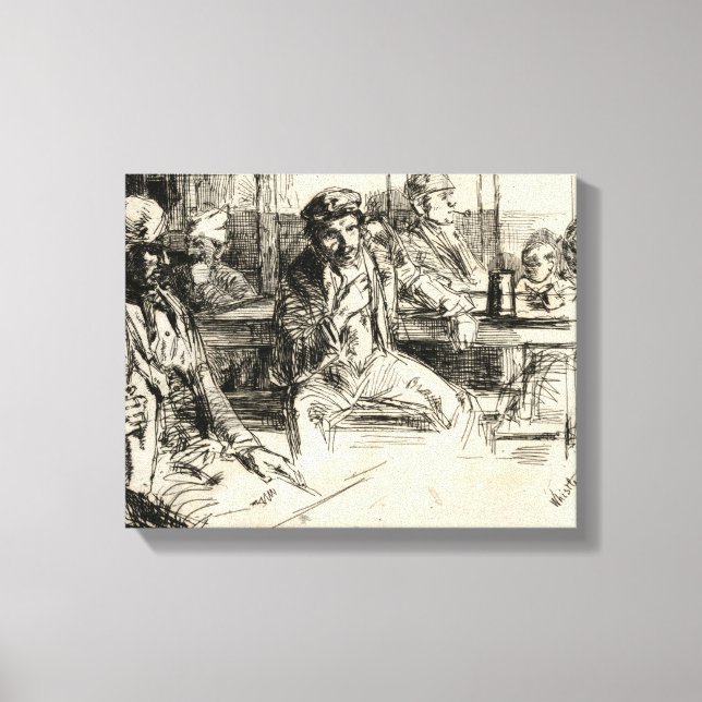 Lienzo Longshoremen - Silbador - 1859 (Anverso)