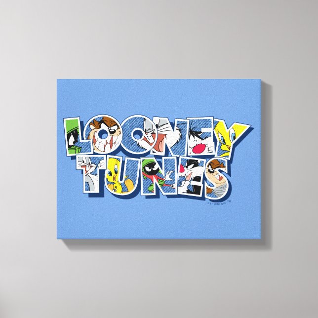Lienzo LOONEY TUNES™ Characters in Lettering (Anverso)
